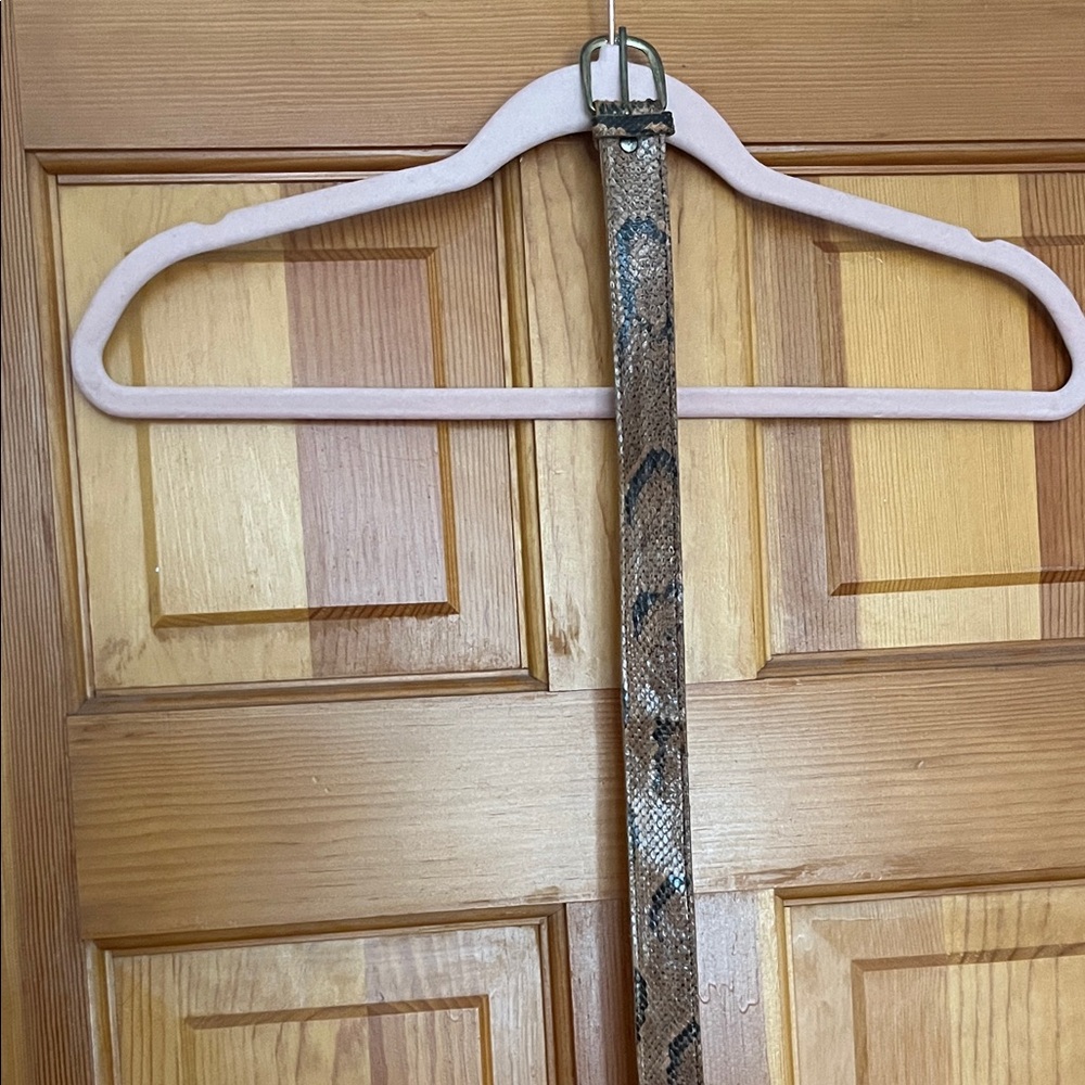 Authentic Snakeskin Vintage Belt
